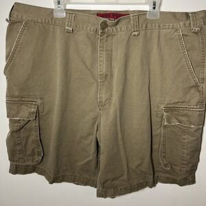 "626 Blue"‎ Mens Size 46 Brown Green Cargo Shorts 100% Cotton